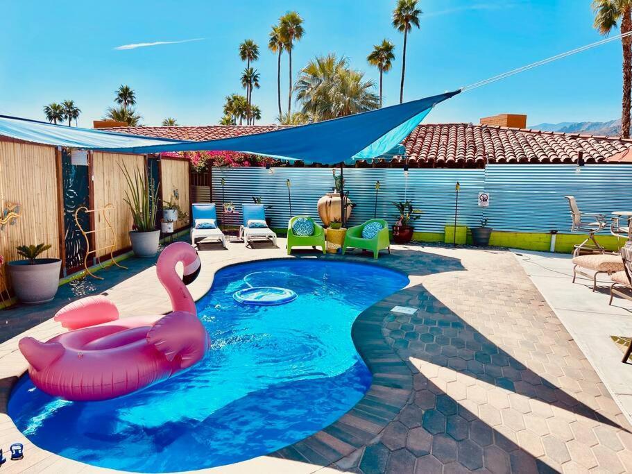 Vila The Flamingo Palms Private 1Bd 1Ba Unit In Duplex Palm Springs Exteriér fotografie